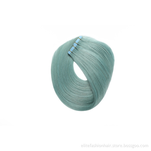 Popular Healthy bouncy texture Silky straight remy human color hair extensions for woman tape in hair extensions tape weft hair